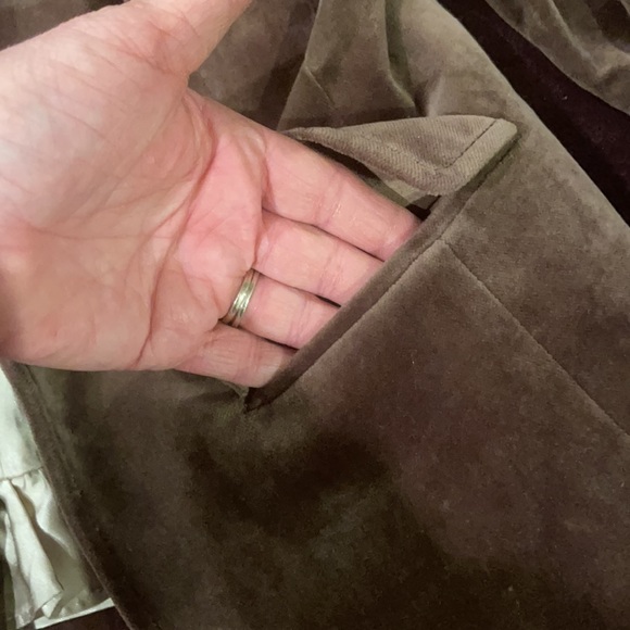 Brown Velvet Blazer JCrew Vintage - Picture 5 of 10